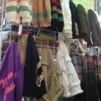 ニット帽売り場