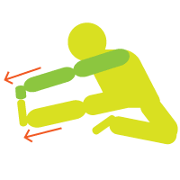 脚と腰のストレッチ