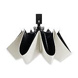 Saiveina 自動開閉晴雨兼用 折り畳み日傘 ホワイト