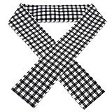 クールストール 黒×ギンガムチェック柄 保冷剤付