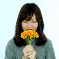 妊娠している女性